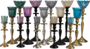 STELLA Teelicht-Aufsatzglas 10,5 cm Glas türkis