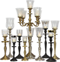 VENISON Teelicht – Aufsatzglas 10,5 cm Glas klar mit Schliff