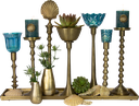DROP Vase 11 cm Metall messing