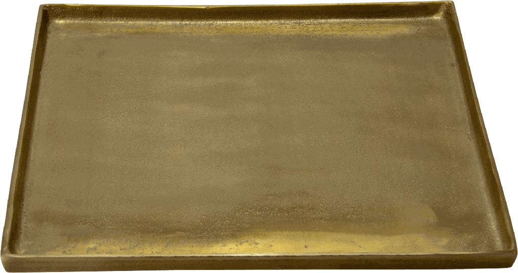 BASIC Candle-Tray 40 x 40 cm Metal brass