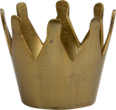 ROYAL Vase / Übertopf 12 cm Metall messing