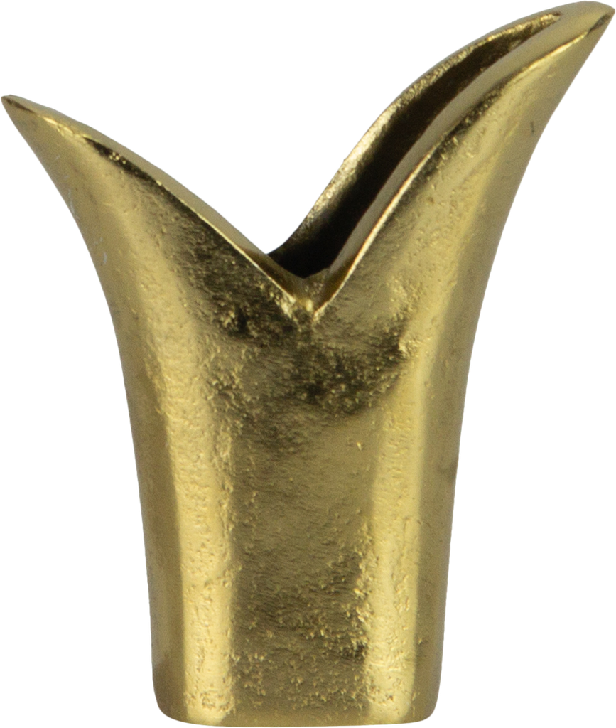TULIP Vase 12 cm Metal brass