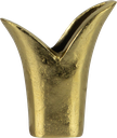 TULIP Vase 12 cm Metall messing