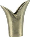 TULIP Vase 12 cm Metal antique-silver