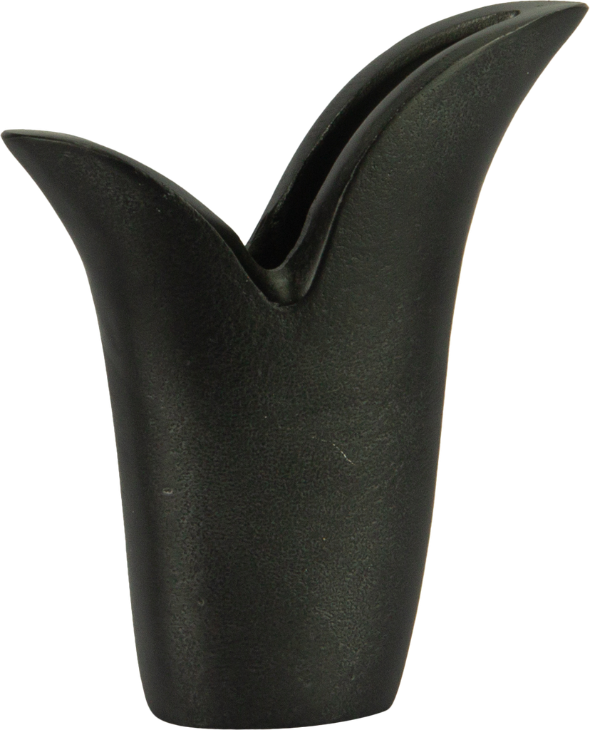 TULIP Vase 15,5 cm Metal black