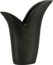TULIP Vase 15,5 cm Metal black