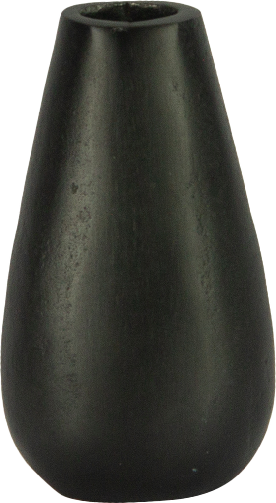 DROP Vase 11 cm Metall schwarz