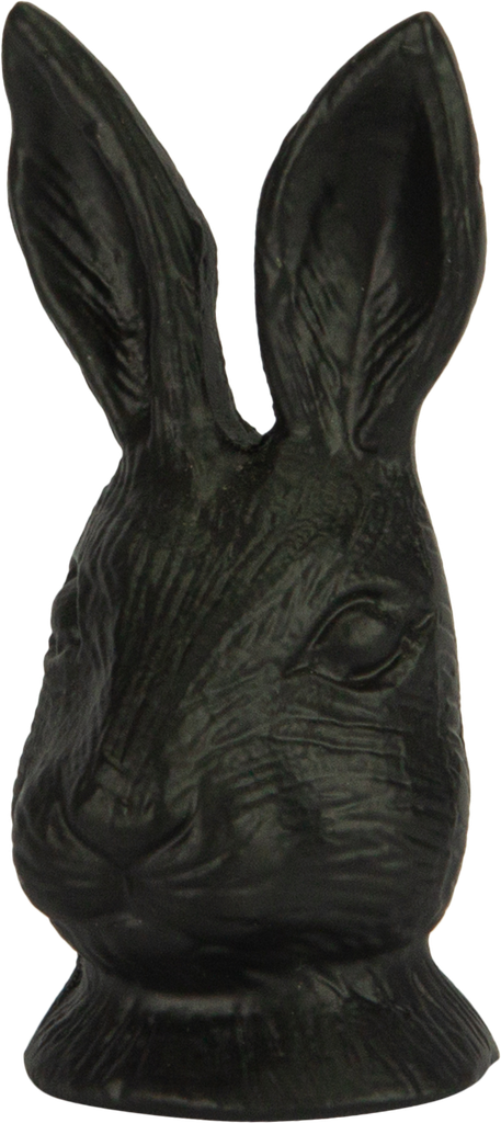HAPPY Hasenkopf 14,5 cm Metall schwarz
