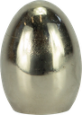Egg standing 9,7 cm Metal antique-silver