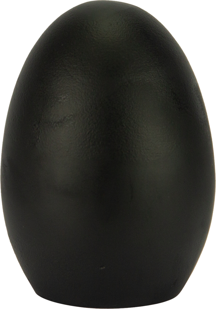 Egg standing 14,3 cm Metal black