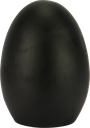 Egg standing 14,3 cm Metal black
