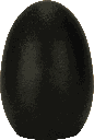 Egg standing 23,5 cm Metal black