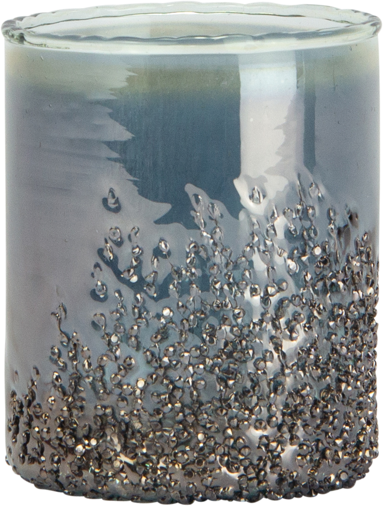 Hurrican 10 x Ø 8 cm Glass smoke