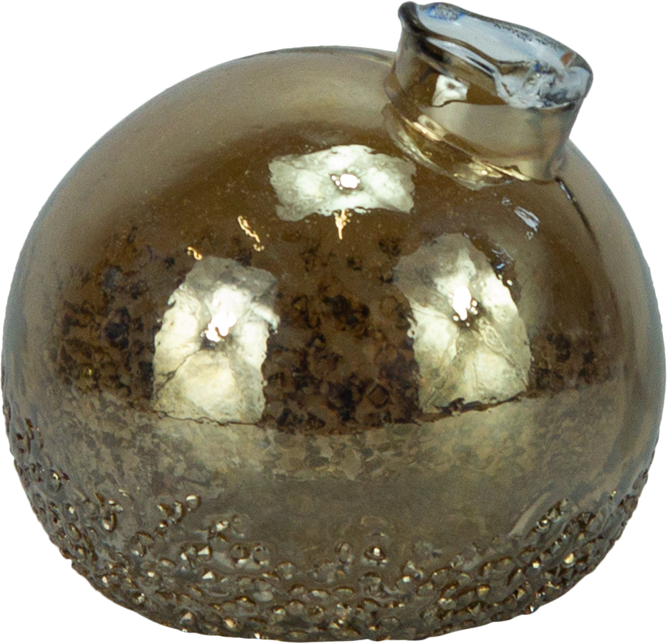 BOULE Vase Ø 10 cm Glass brown