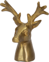VENISON Deer Decorative Object 14.5 cm Metal brass