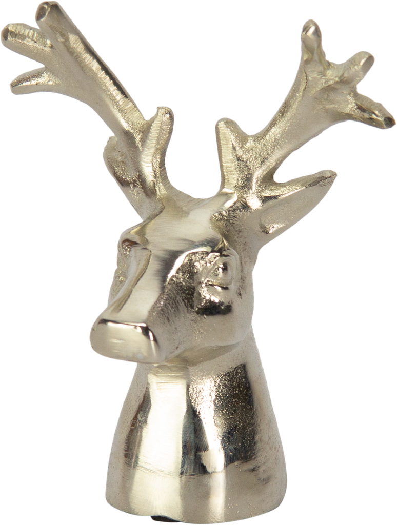 VENISON Deer Decorative Object 14.5 cm Metal antique-silver