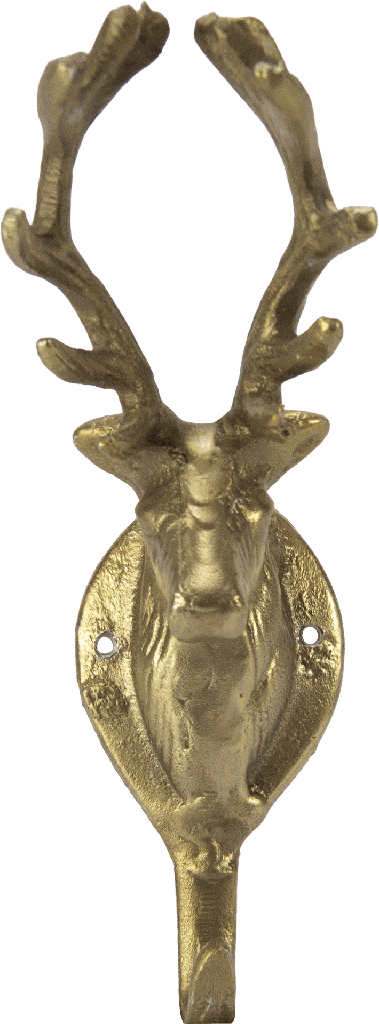 VENISON Wandhaken 21 cm Metall messing
