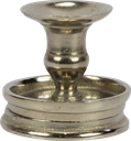 RONDO Candleholder Height 8,5 cm Metal antique-silver