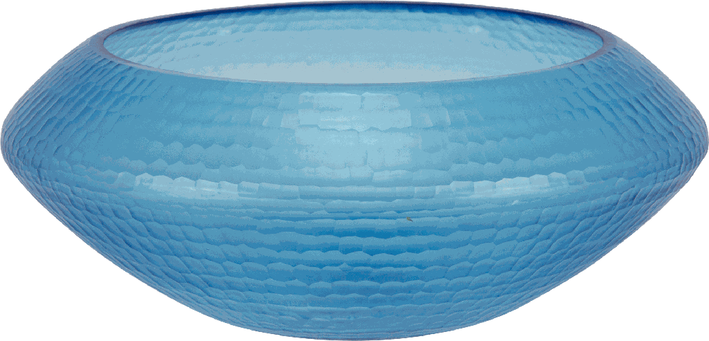 Vase 12 x Ø 31 cm Glass turquoise