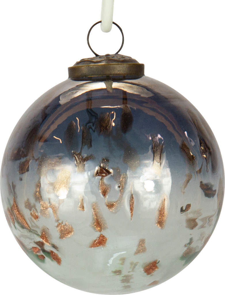 Ball 9,5 cm Glass smoke