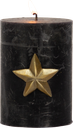 STAR Candle Pin 4,5 cm Metal brass