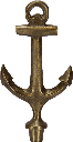 ANCHOR Insert 17,5 cm Metal brass