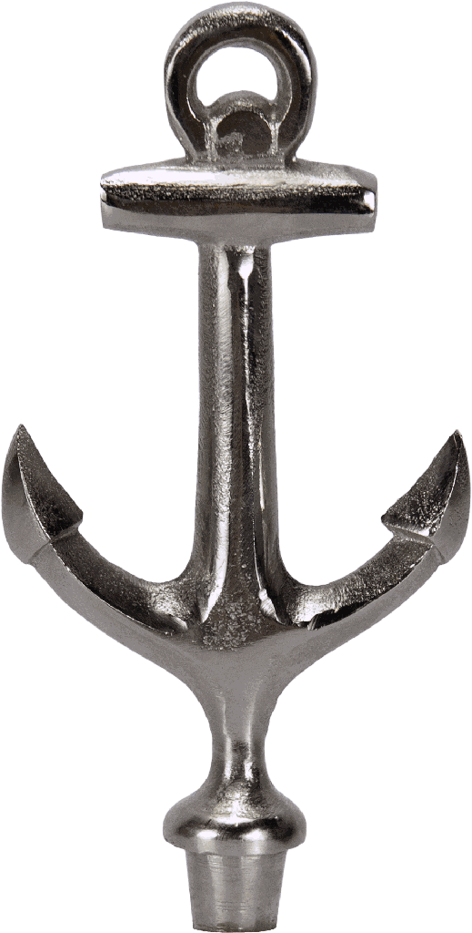 ANCHOR Insert 17,5 cm Metal antique-silver