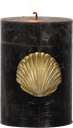 SHELL Kerzenpin 4,5 cm Metall messing