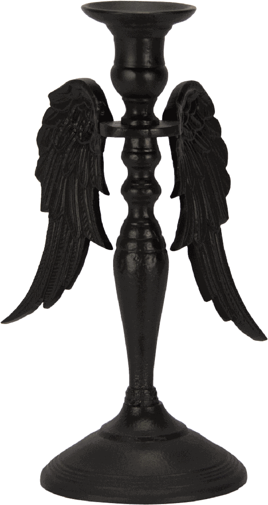CUPID Candleholder Height 27 cm Metal black