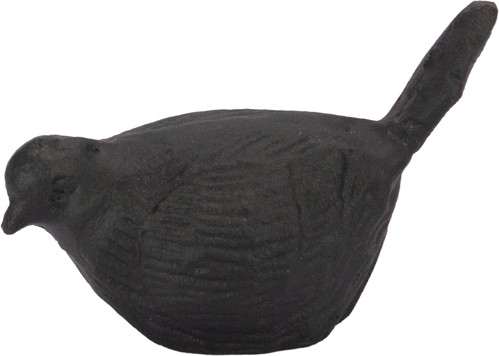 UCCELLO Bird 7,5 cm Metal black