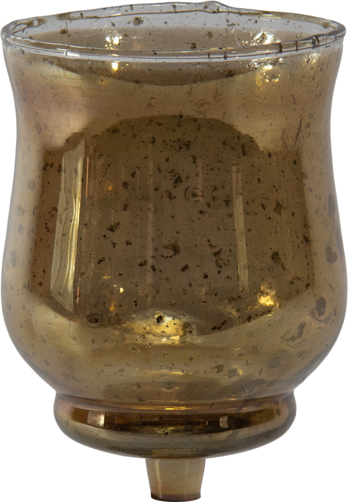 GRAND Candle Insert 12,5 cm Glass brown