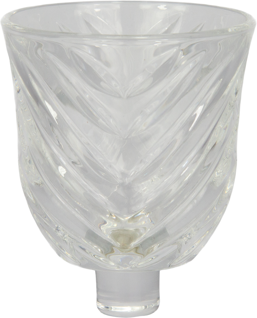 VENICE Candle Insert 7,5 cm Glass clear