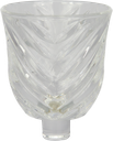 VENICE Candle Insert 7,5 cm Glass clear
