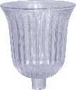 STELLA Candle Insert clear 10,5 cm Glass clear