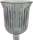 STELLA Candle Insert 10,5 cm Glass smoke