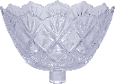 FIORI Candle Insert 8 cm Glass clear
