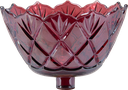 FIORI Candle Insert 8 cm Glass red