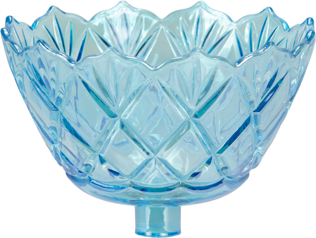FIORI Candle Insert 8 cm Glass turquoise