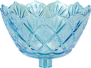 FIORI Candle Insert 8 cm Glass turquoise