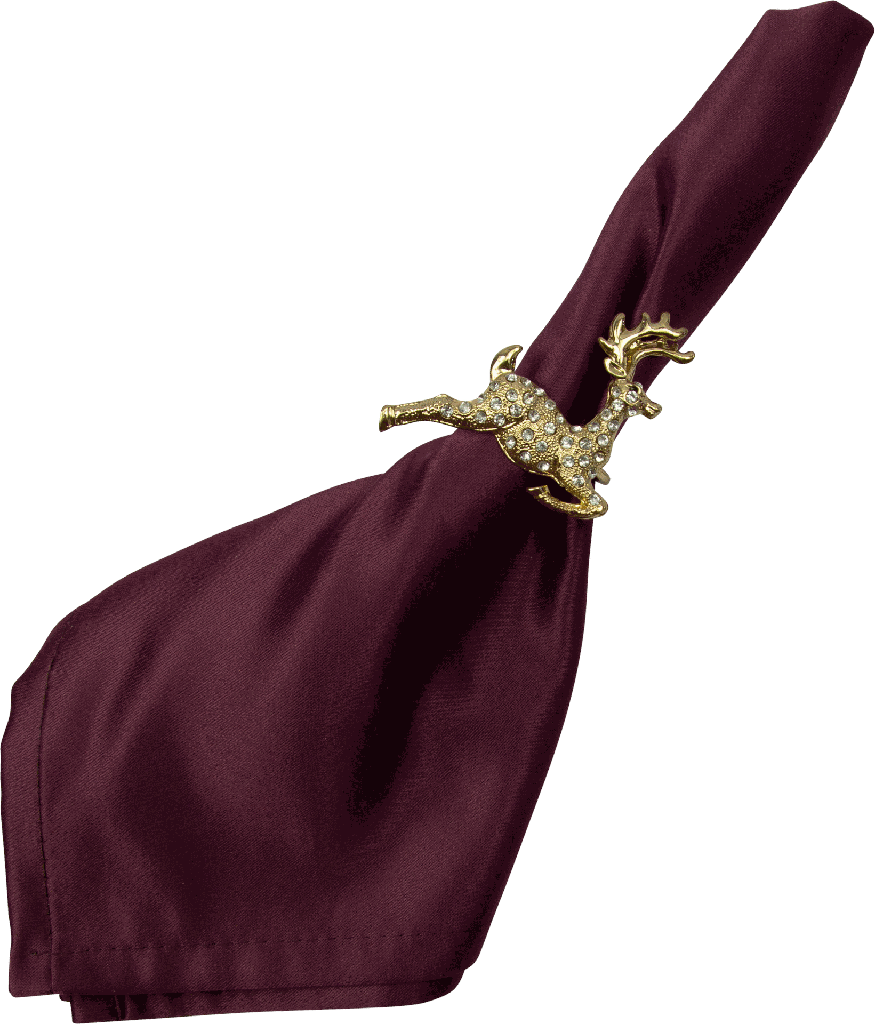 VENISON Serviettenring Metall gold