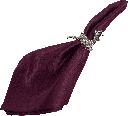 VENISON Serviettenring Metall silber
