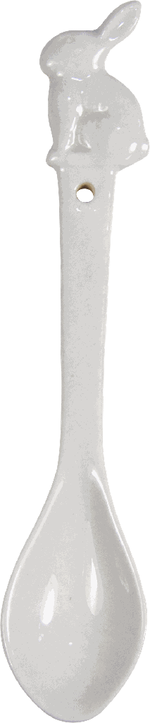 MONSIEUR LAPIN Löffel 13 cm Porzellan weiß