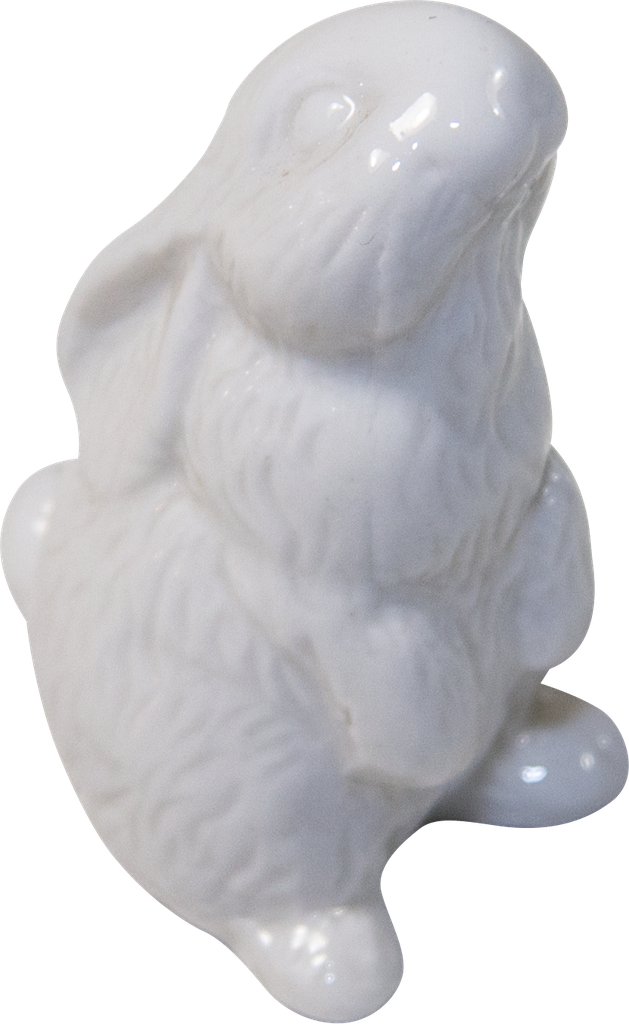 MINI Hase 6 cm Porzellan weiß