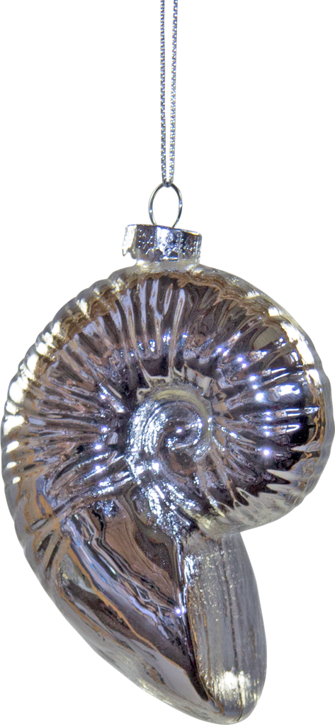 SHELL to hang Glass silver