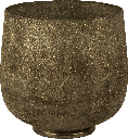 STAR Vase / Hurrican Height 22 cm Glass Glitter gold