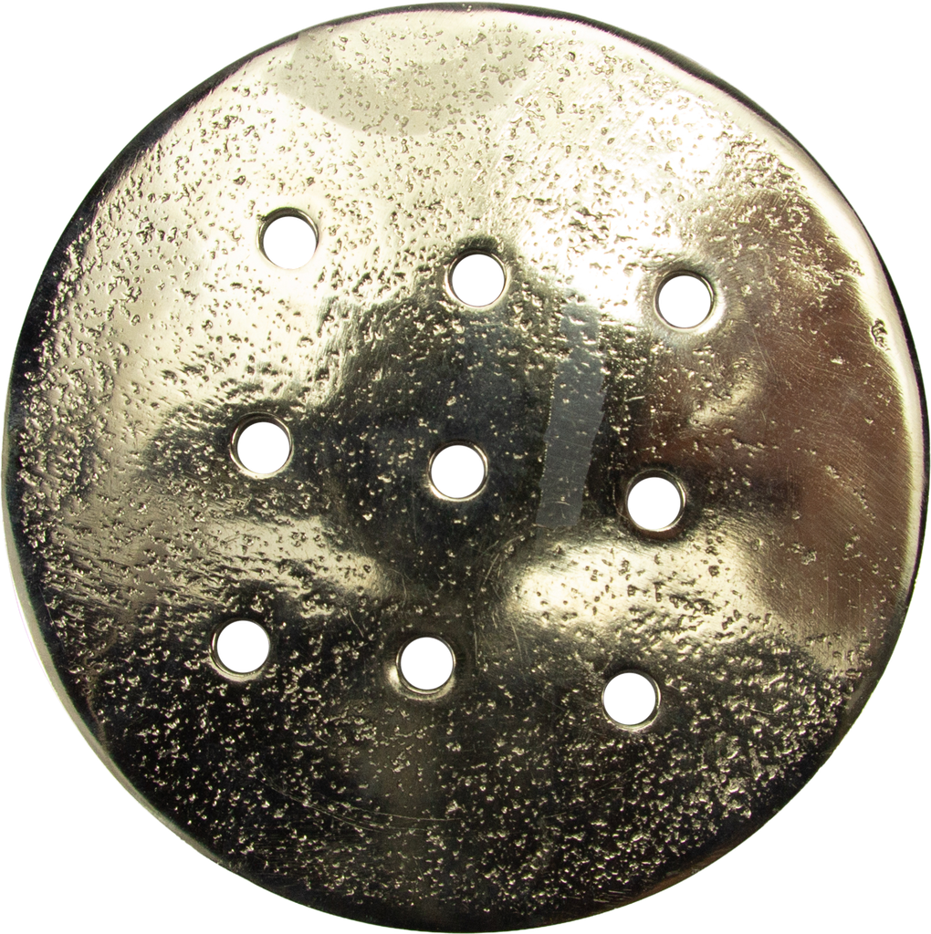 MEADOW Plate to arrange Flowers on Vases 13,5 cm Metal antique-silver