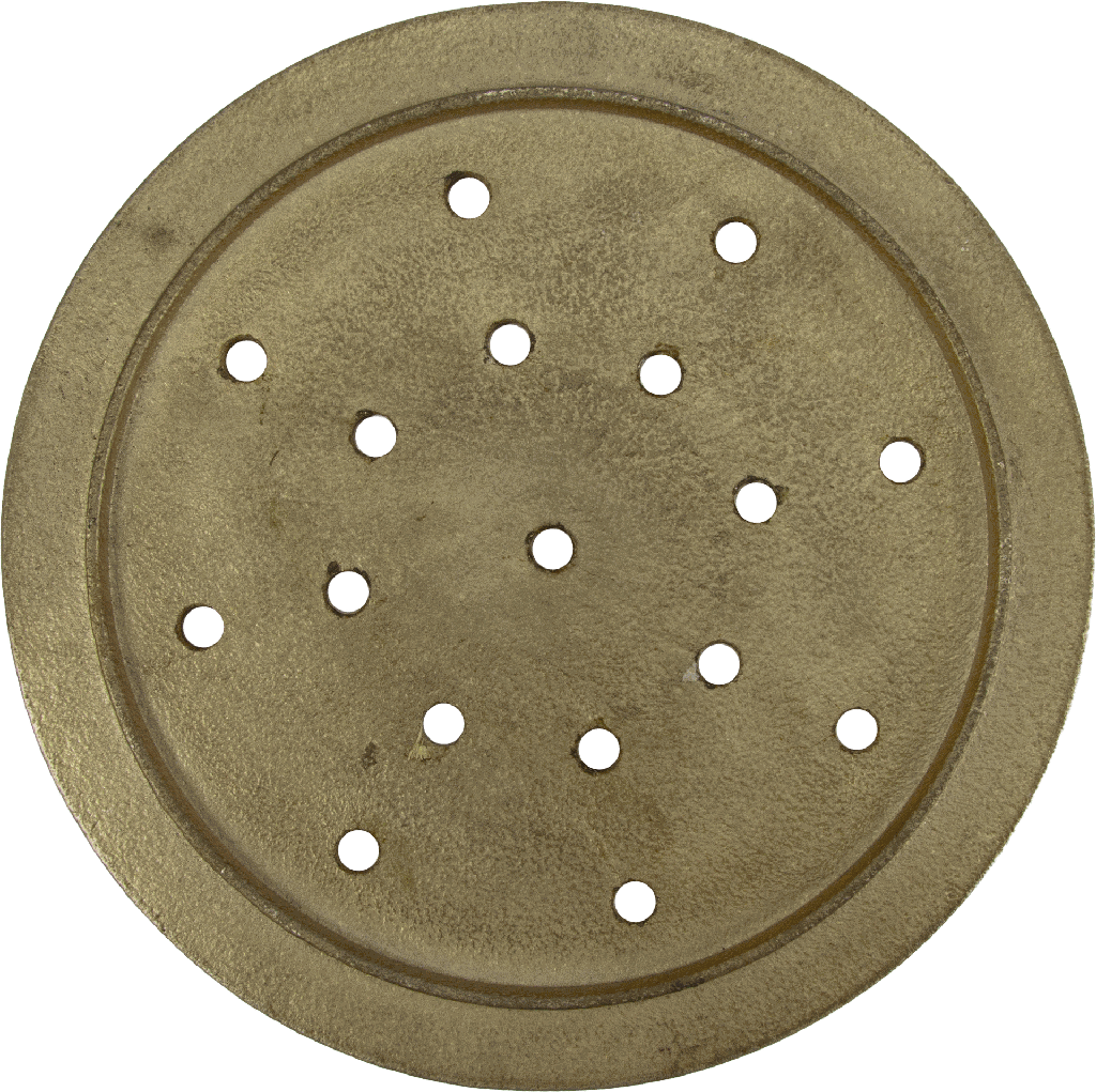 MEADOW Plate to arrange Flowers on Vases 21 cm Metal brass