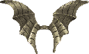 VINCENT Bat Wings 15 cm Metal pewter