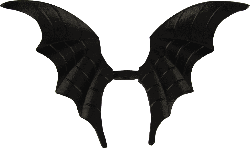 VINCENT Fledermaus-Flügel 15 cm Metall schwarz