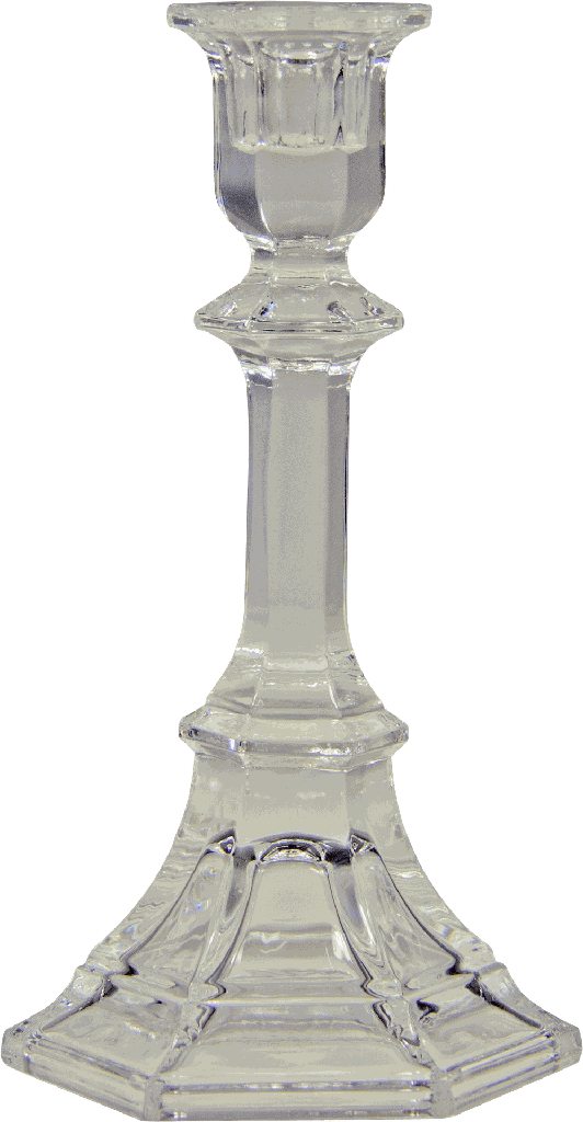 Candleholder Height 20 cm Glass clear